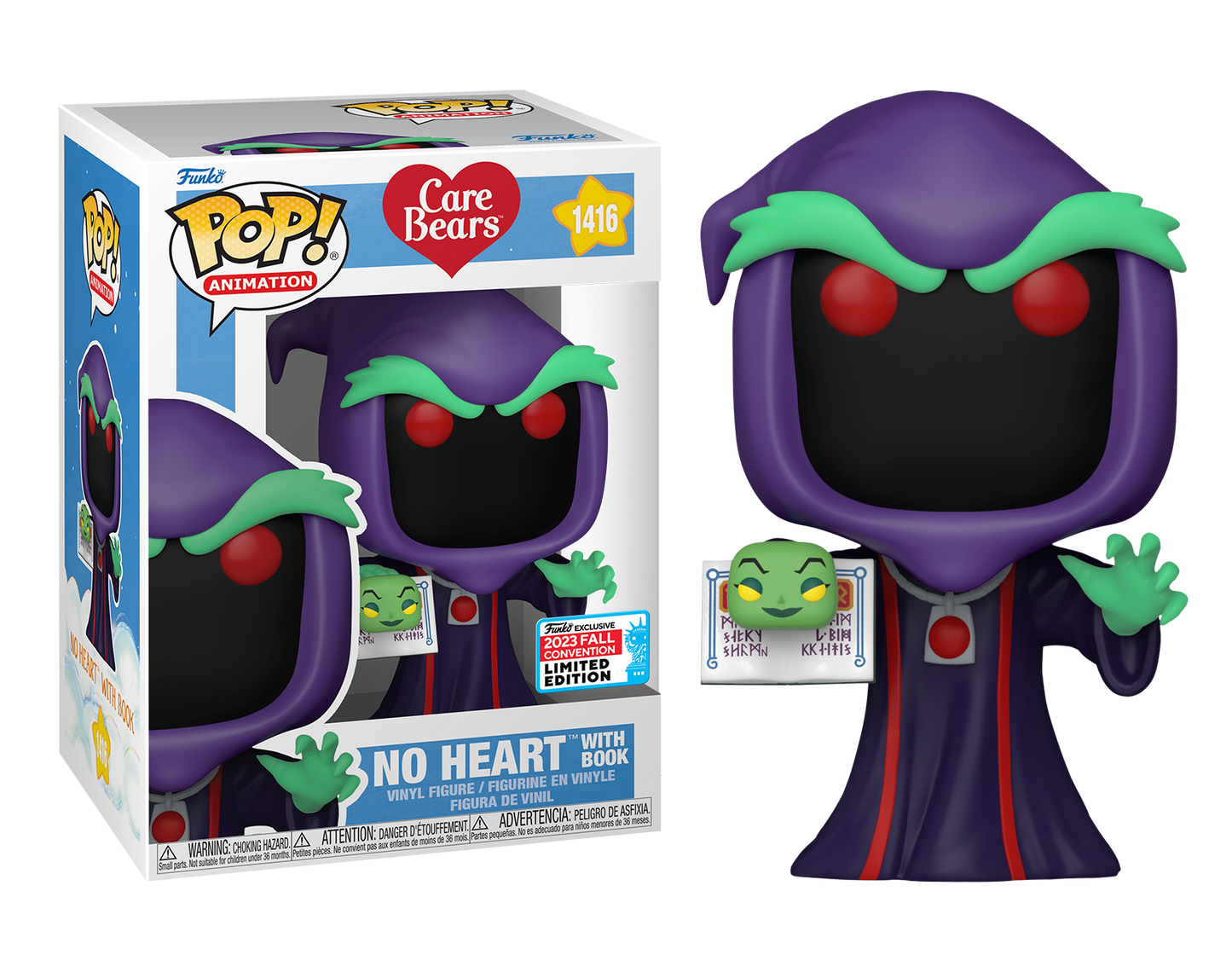 Care Bears - No Heart with Book NYCC 2023 Fall Convention Exclusive Pop! Vinyl