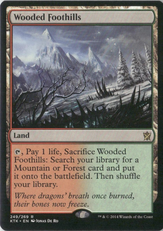 Scan Image | Wooded Foothills - Khans of Tarkir | [1ACB79FC]