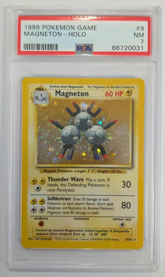 1999 Pokemon Game 9 Magneton Holo