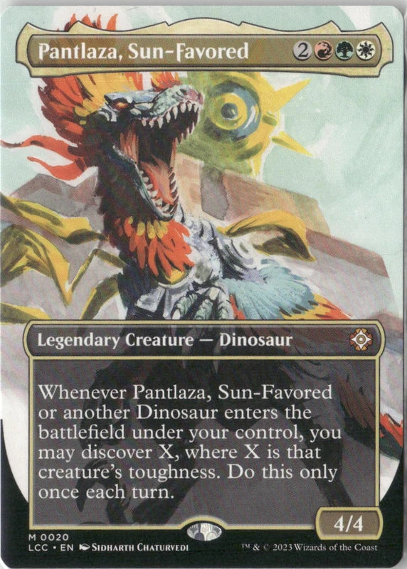 Scan Image | Pantlaza, Sun-Favored (Borderless) - Commander: The Lost Caverns of Ixalan | [E7E17DEA]