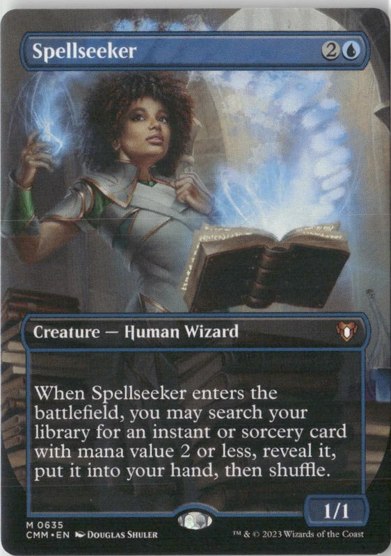 Scan Image | Spellseeker (Borderless) - Commander Masters | [696D5CA1]