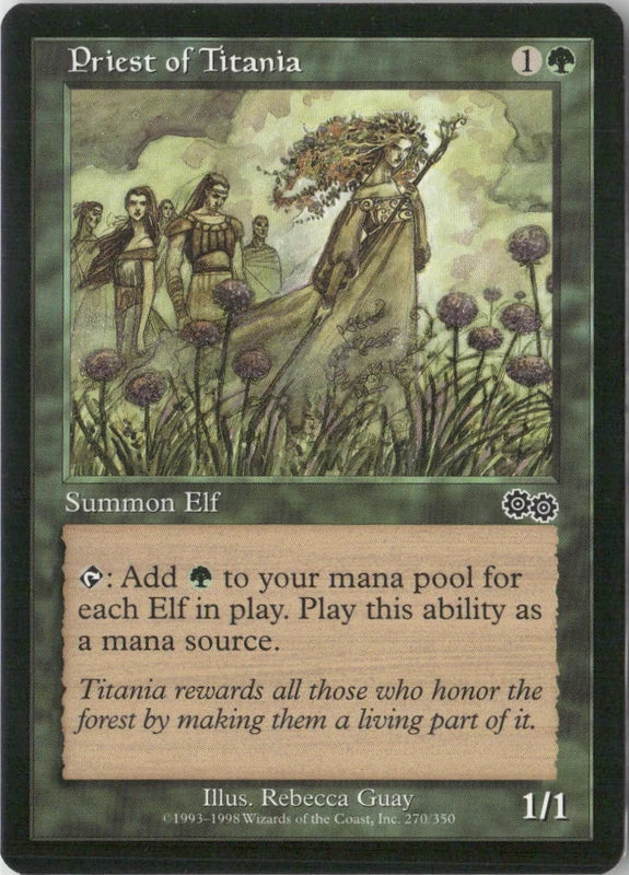 Scan Image | Priest of Titania - Urza's Saga | [19C1860F]