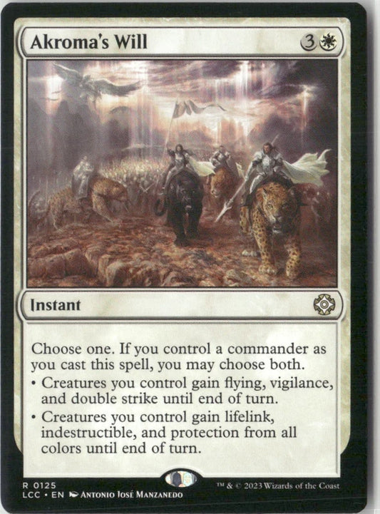 Scan Image | Akroma's Will - Commander Legends | [8C121337]
