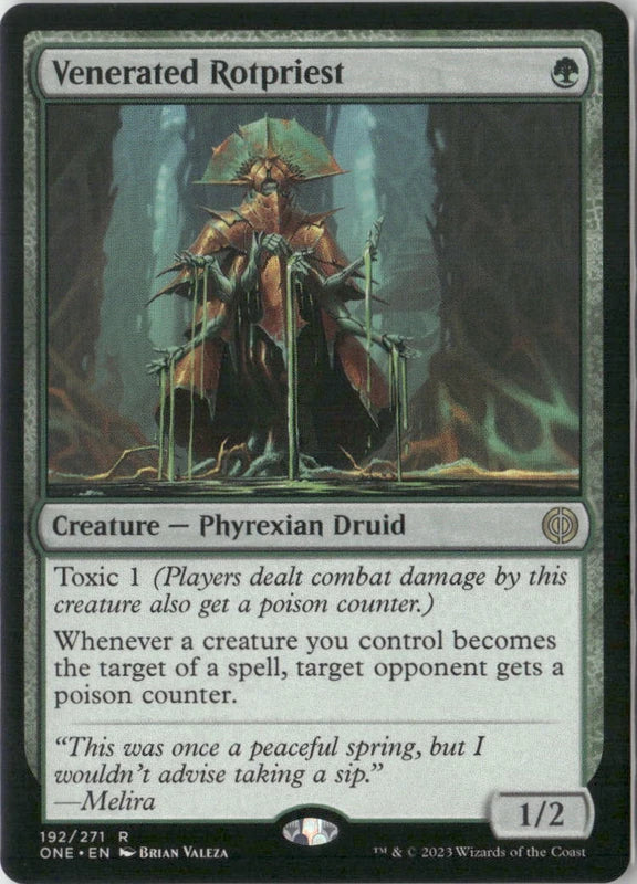 Scan Image | Venerated Rotpriest - Phyrexia: All Will Be One | [88EF8BCF]