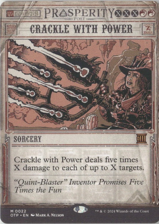 Scan Image | Crackle with Power - Outlaws of Thunder Junction: Breaking News | [29D1BA39]