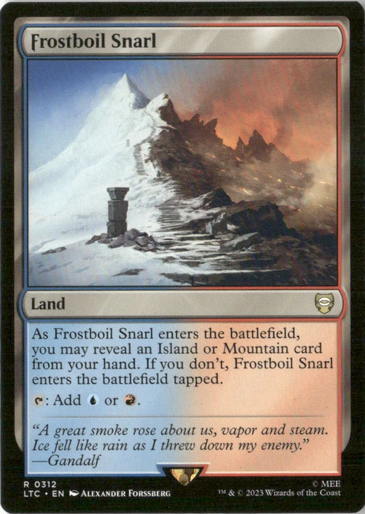 Frostboil Snarl - Commander: The Lord of the Rings: Tales of Middle-earth