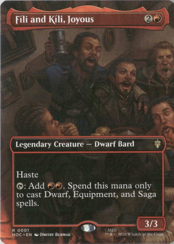 Scan Image | Fili and Kili, Joyous (Borderless) - The Hobbit: Eternal-Legal | [5F224E15]