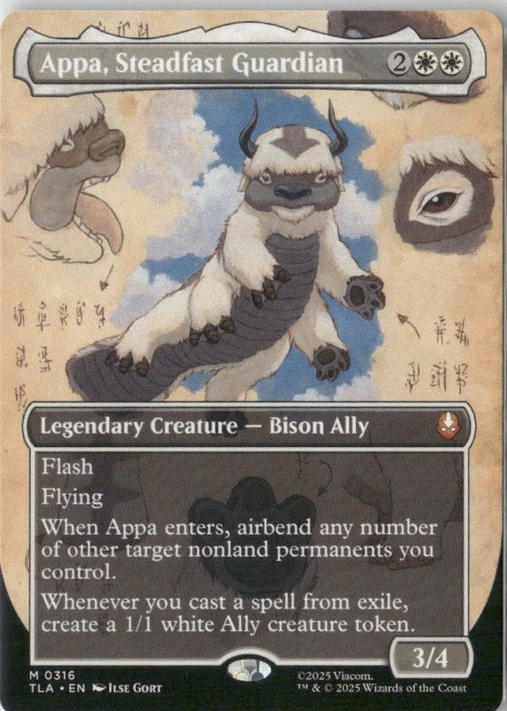 Scan Image | Appa, Steadfast Guardian (Borderless) - Avatar: The Last Airbender | [E63B9AAE]