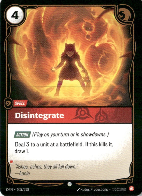 Disintegrate - Origins