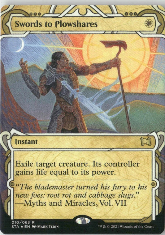 Scan Image | Swords to Plowshares (Foil Etched) - Strixhaven: Mystical Archive | [7F80337F]