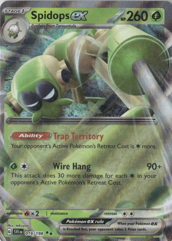 Spidops ex - 019/198 - SV01: Scarlet & Violet Base Set