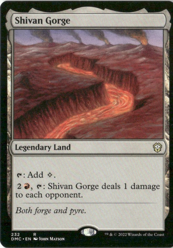 Shivan Gorge - Commander: Dominaria United