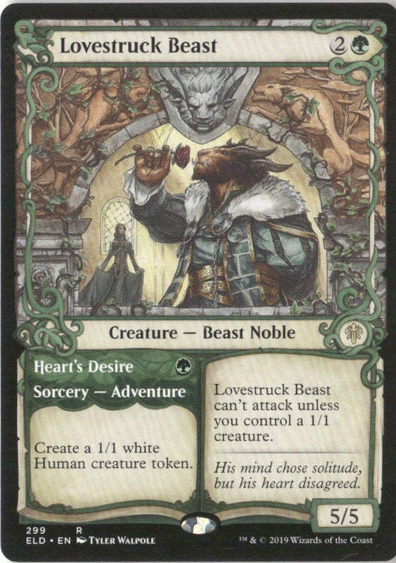 Lovestruck Beast (Showcase) - Throne of Eldraine