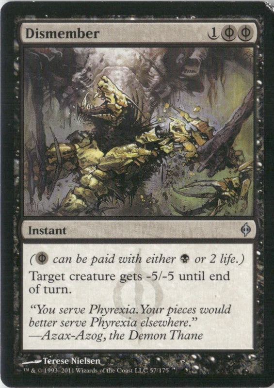 Scan Image | Dismember - New Phyrexia | [4A6C2A7E]