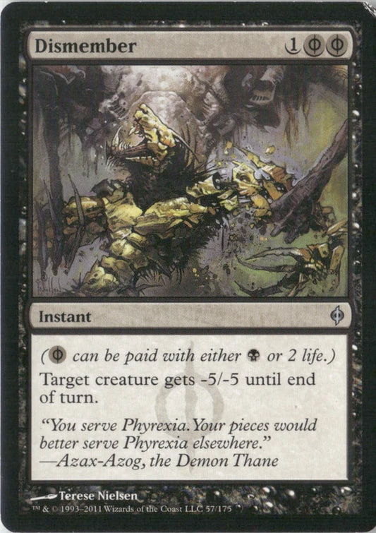 Scan Image | Dismember - New Phyrexia | [4A6C2A7E]