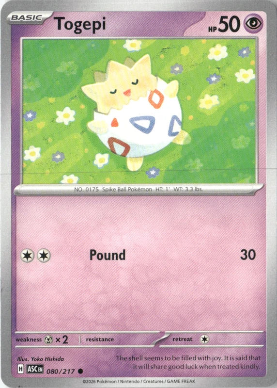 Togepi - ME: Ascended Heroes