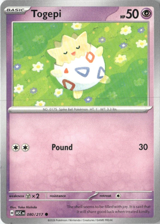 Togepi - ME: Ascended Heroes
