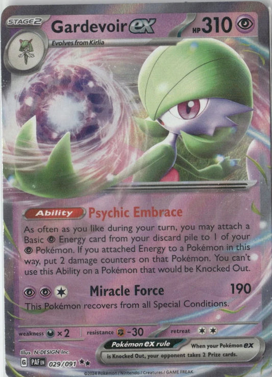 Gardevoir ex - 029/091 - SV: Paldean Fates