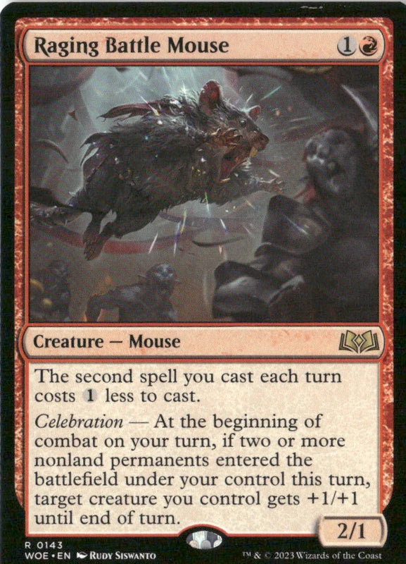 Raging Battle Mouse - Wilds of Eldraine
