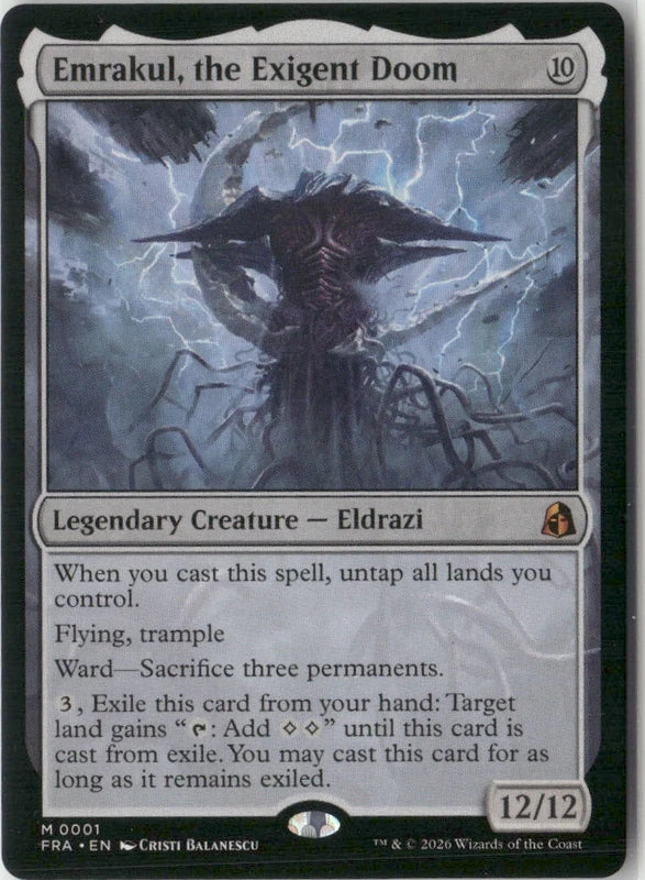 Scan Image | Emrakul, the Exigent Doom - Reality Fracture | [B70D2F19]