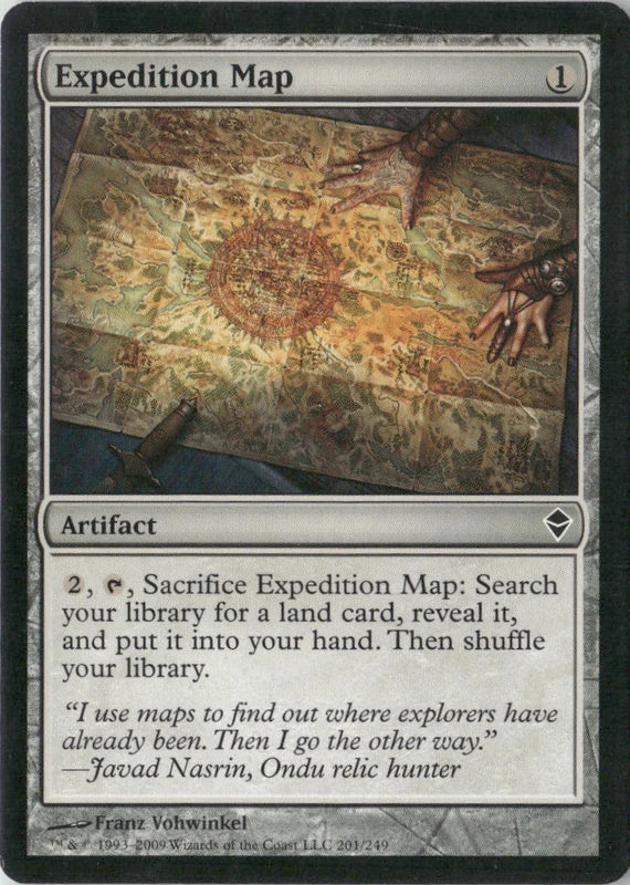 Scan Image | Expedition Map - Zendikar | [A76652F9]