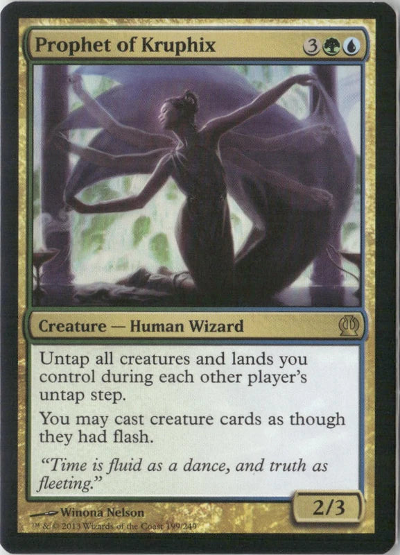 Scan Image | Prophet of Kruphix - Theros | [7C624926]