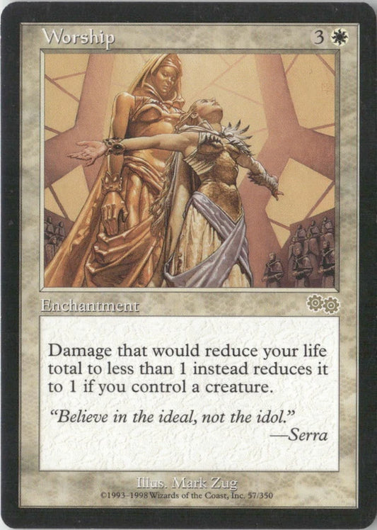 Scan Image | Worship - Urza's Saga | [A9781063]