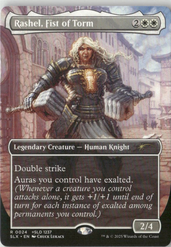 Scan Image | Rashel, Fist of Torm - SLX Cards | [6543477F]