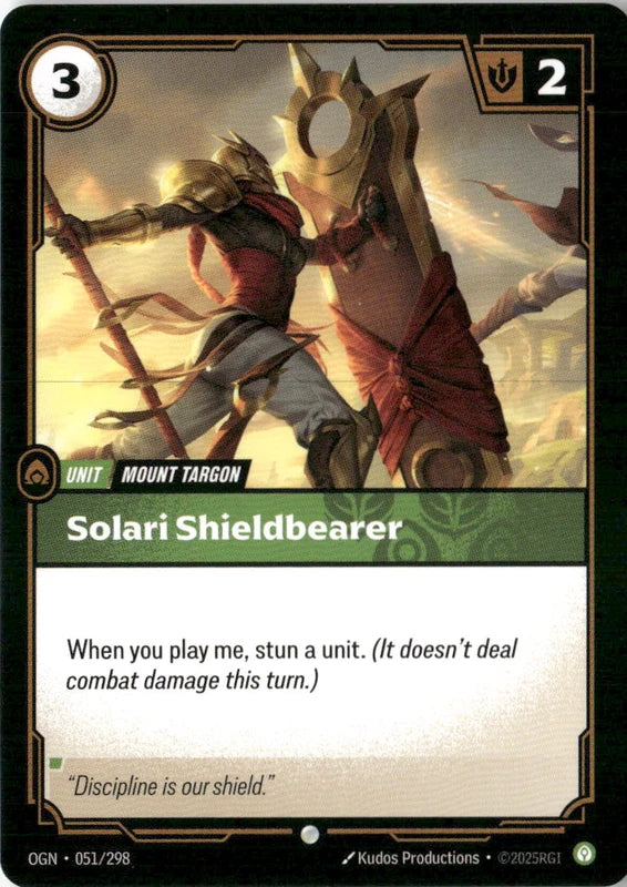 Solari Shieldbearer - Origins