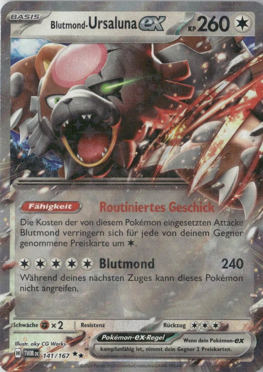 Bloodmoon Ursaluna ex - 141/167 - SV06: Twilight Masquerade