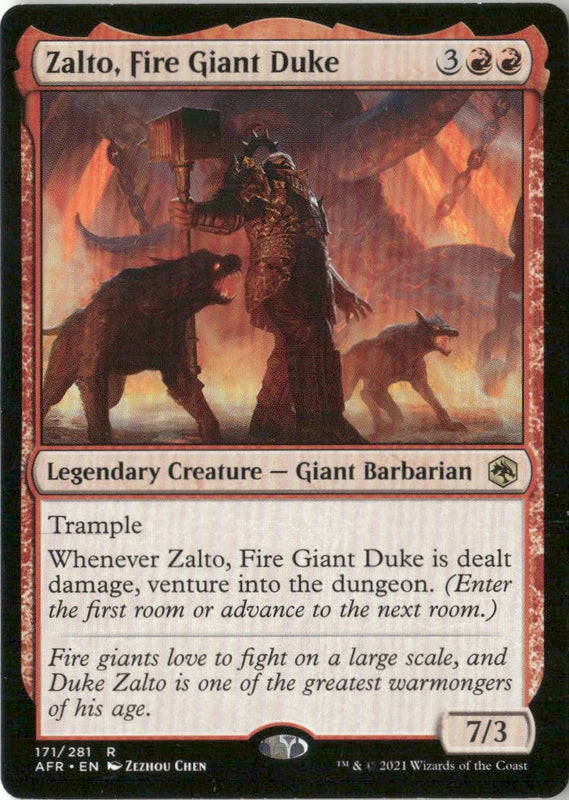 Zalto, Fire Giant Duke - Adventures in the Forgotten Realms