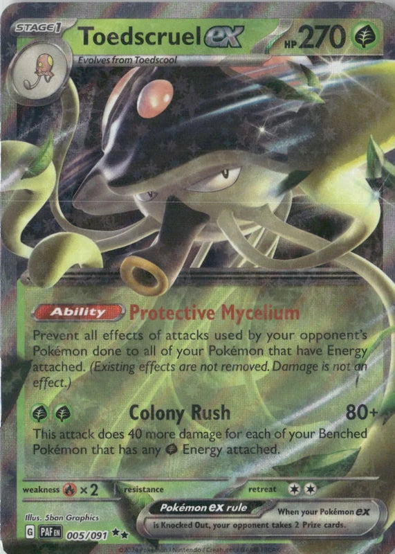 Toedscruel ex - 005/091 - SV: Paldean Fates