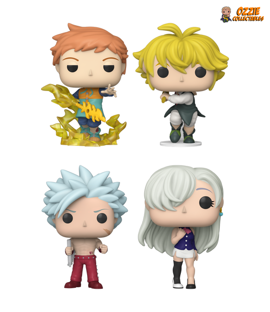 Seven Deadly Sins Bundle - 4 POP! Vinyls