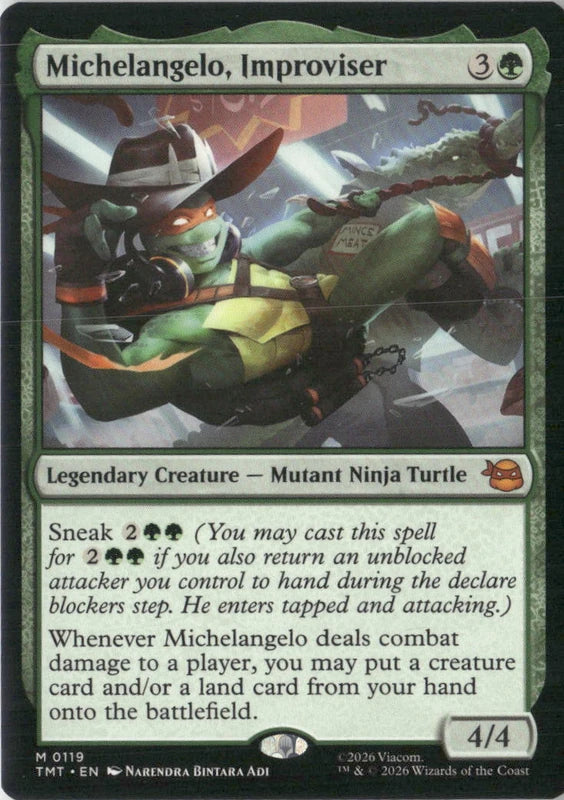 Scan Image | Michelangelo, Improviser - Teenage Mutant Ninja Turtles | [BD5BD852]