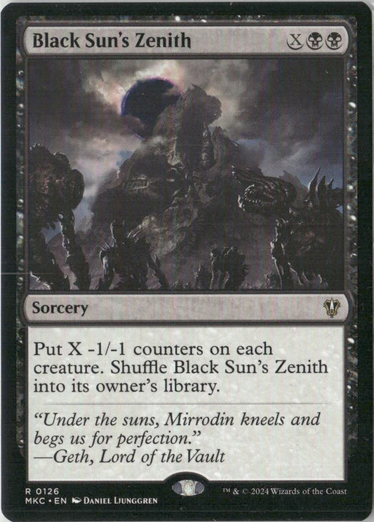 Scan Image | Black Sun's Zenith - Commander: Murders at Karlov Manor | [B8BE3334]