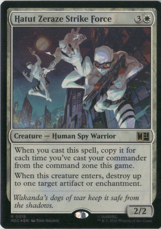 Scan Image | Hatut Zeraze Strike Force (Surge Foil) - Commander: Marvel Super Heroes | [1B7D42B8]