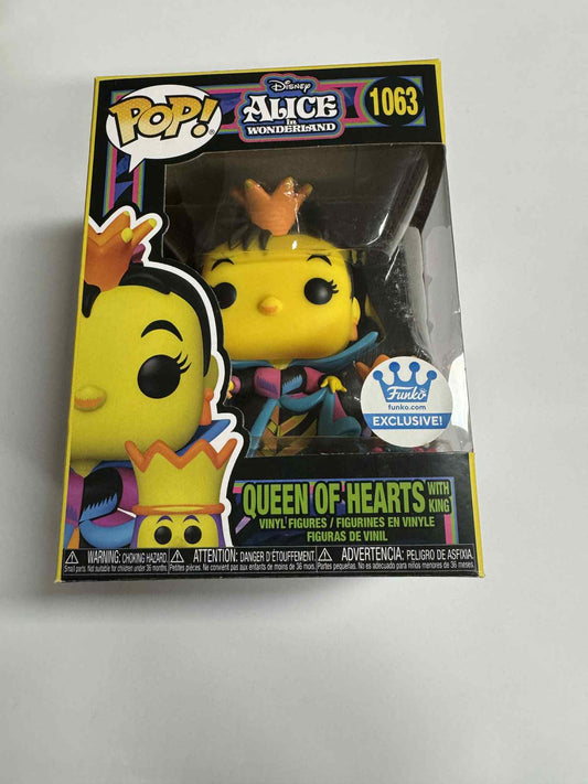 Alice In Wonderland - Queen of Hearts Black Light Pop! Vinyl #1063