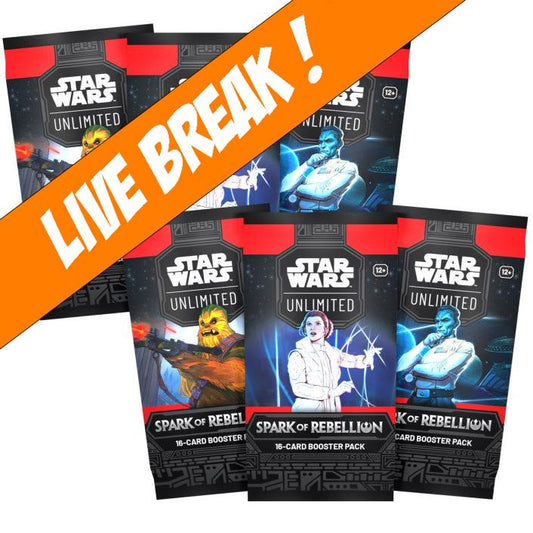 [ Live Break ] Star Wars Unlimited - Spark of Rebellion Booster Pack