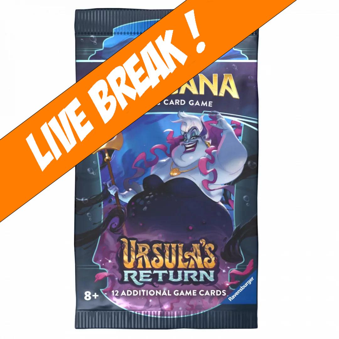 [ Live Break ] Disney Lorcana TCG - S4 Ursula's Return Booster Pack