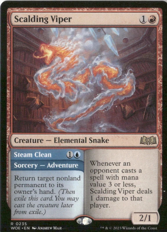 Scalding Viper - Wilds of Eldraine