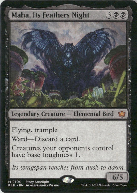 Scan Image | Maha, Its Feathers Night - Bloomburrow | [8F292ACE]