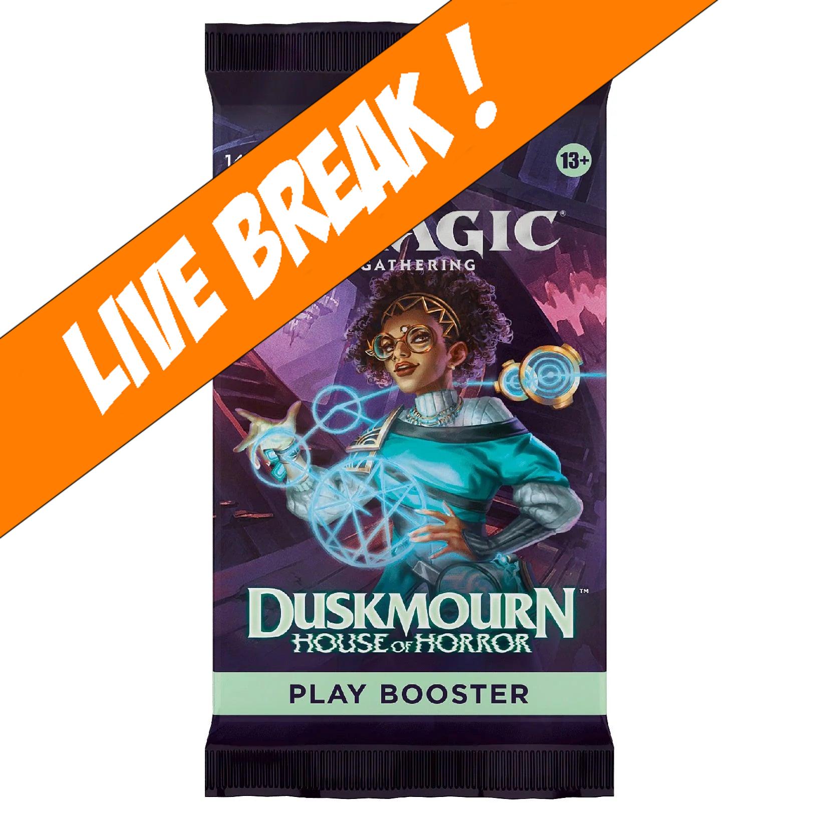 duskmourn mtg play booster box Live Break ] Magic the Gathering