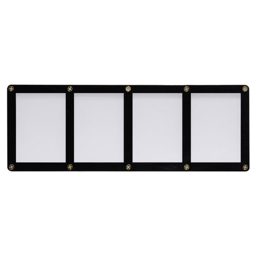 Ultra Pro: UP81202 4-Card Black Frame Screwdown Holder