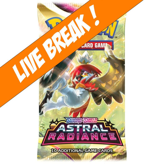 [ Live Break ] Astral Radiance - Pokémon TCG Sword & Shield SWSH10 Booster Pack