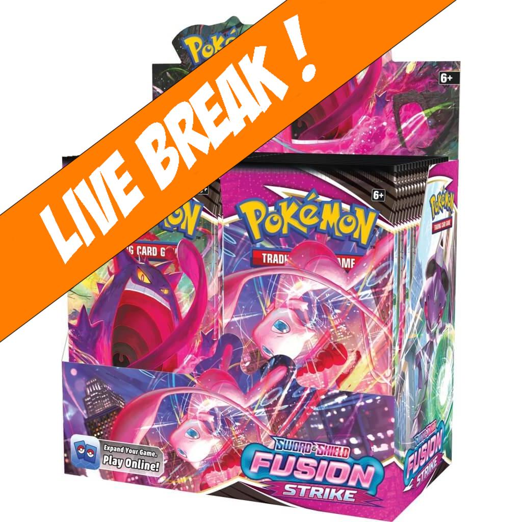 [ Live Break ] Fusion Strike - Pokémon TCG Sword & Shield SWSH08 Booster Box