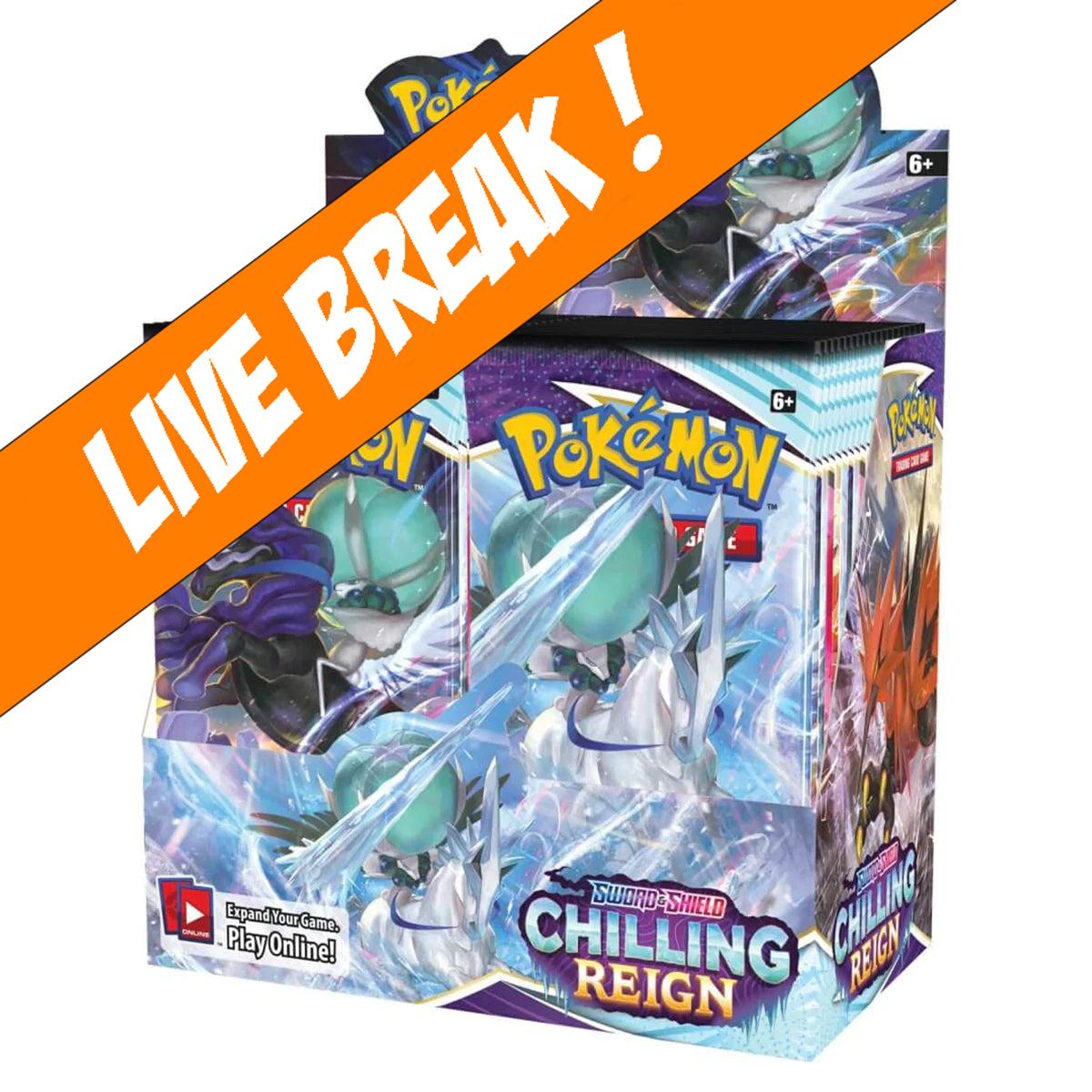 [ Live Break ] POKÉMON TCG: Sword and Shield - Chilling Reign Booster Box