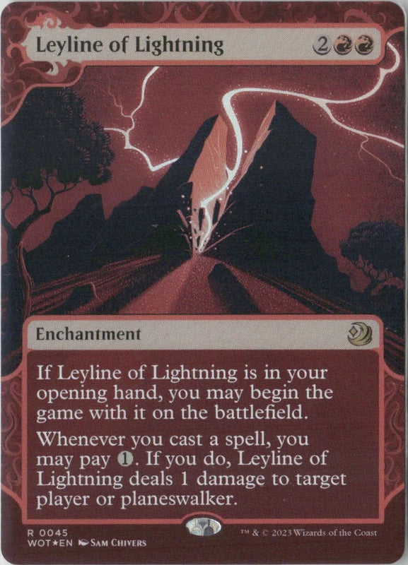 Scan Image | Leyline of Lightning - Wilds of Eldraine: Enchanting Tales | [2F00A727]