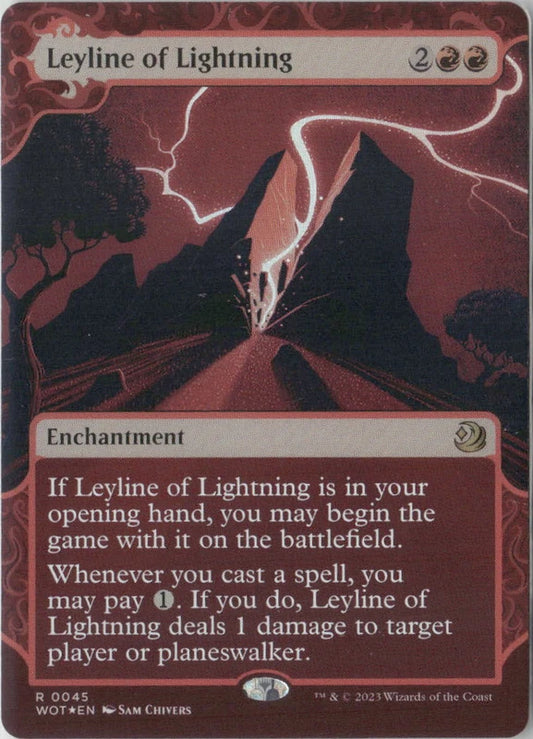 Scan Image | Leyline of Lightning - Wilds of Eldraine: Enchanting Tales | [2F00A727]