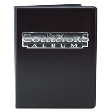 Ultra Pro: 4-Pocket Black Collectors Portfolio