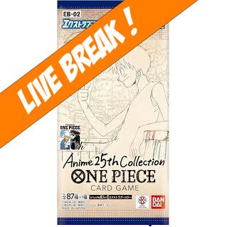 [ Live Break ] One Piece Card Game - Extra Booster Memorial Collection EB-02 Booster Pack (Japanese)